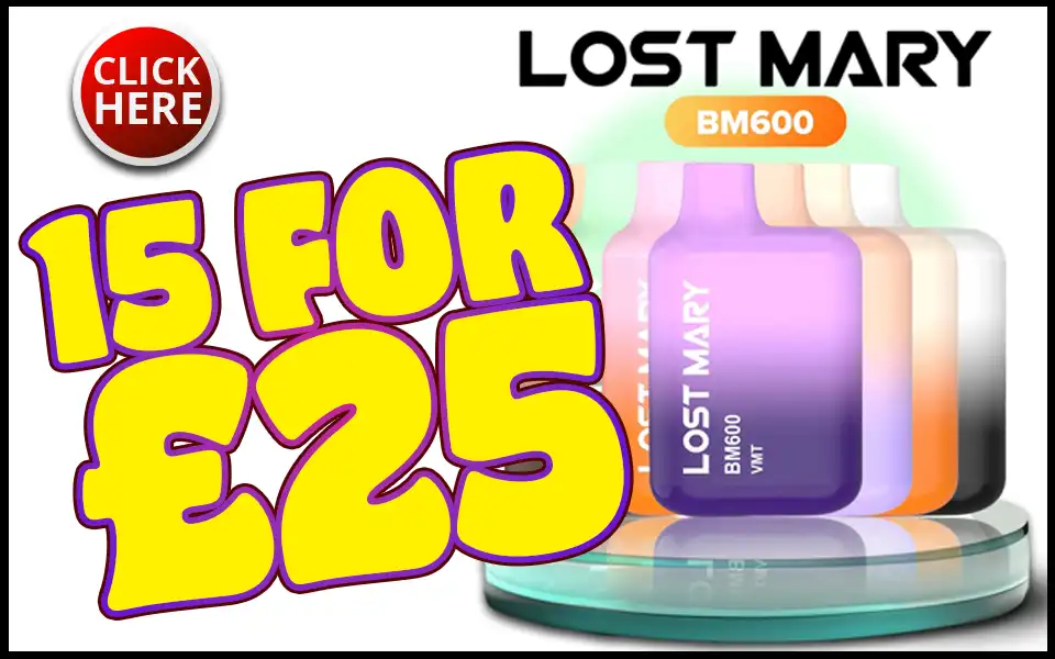 Lost Mary BM600 Disposables 15 For 25