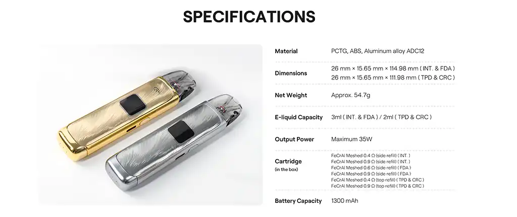 Specifications