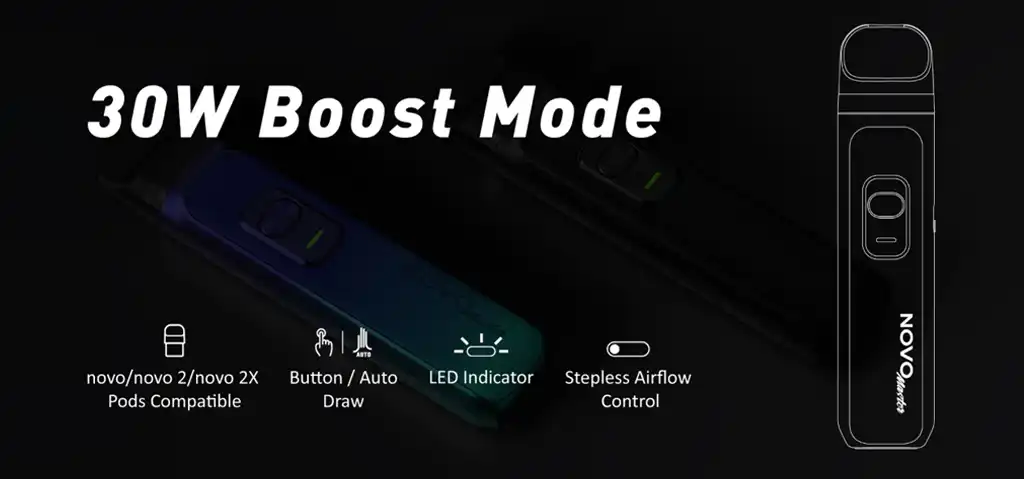 SMOK NOVO Master Kit Pod Vape Kit 30W Boost Mode