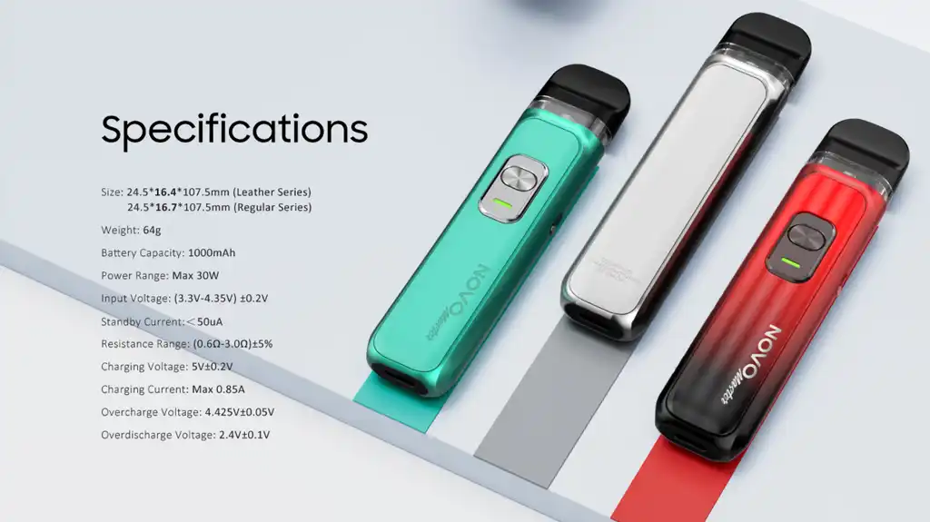 SMOK NOVO Master Kit Pod Vape Kit Specs