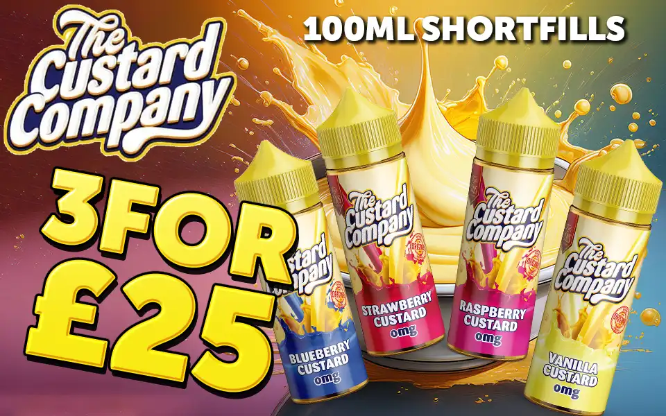 The Custard Company 100ml Shortfills