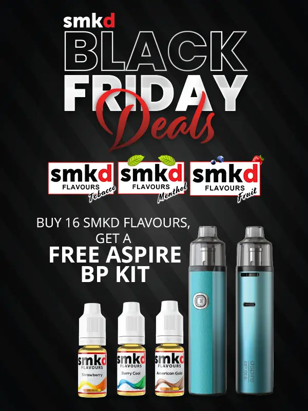 Black Friday SMKD Flavours Get A Free kit