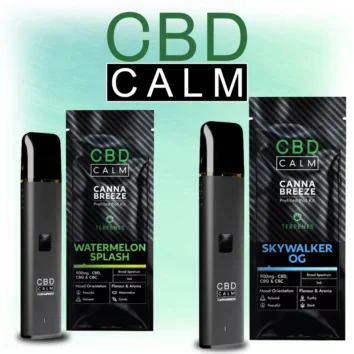 CBD Calm Cannabreeze 900mg Prefilled Vape Kit