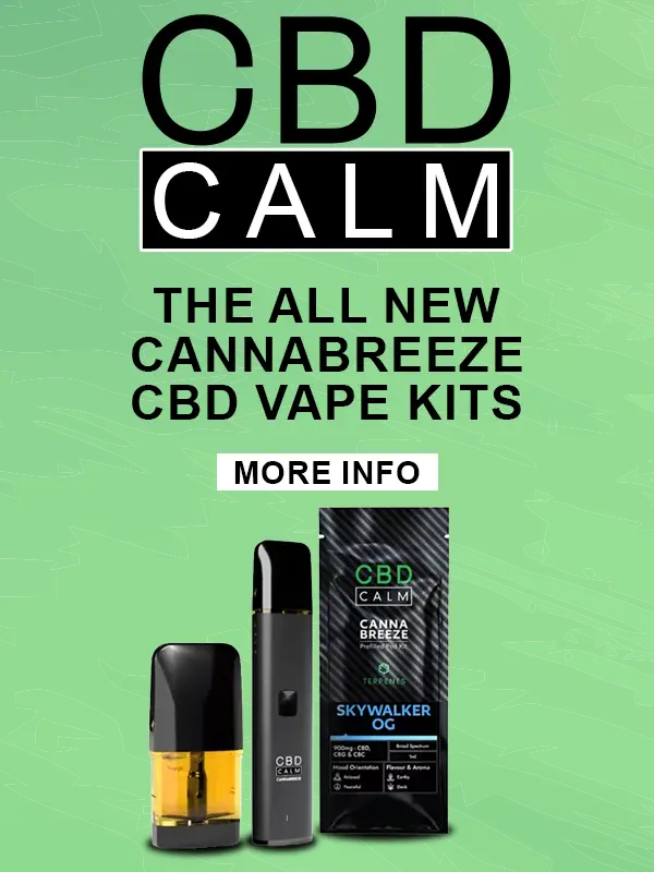 CBD Calm Cannabreeze Vape Kit And Refill Podss