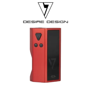 Desire Design Cut Squonk Mod In Red