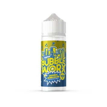 Bubble Worx 100ml Vape Liquid In Original Bubblegum Flavour
