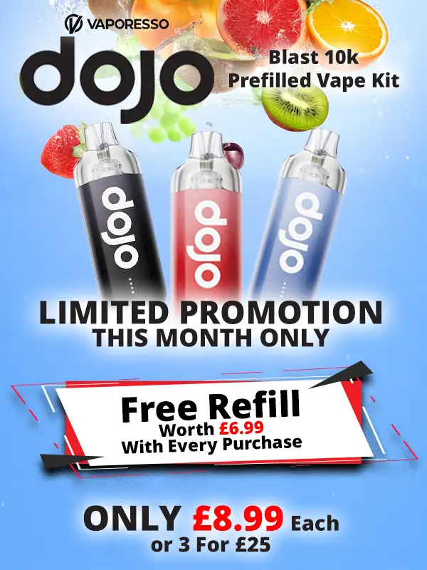Dojo Blast 10k Prefilled Vape Kit + Free Refill