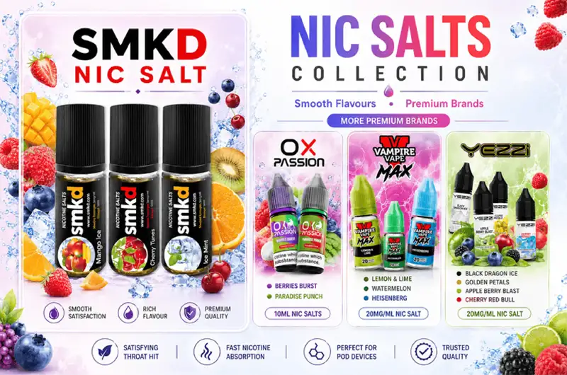 10ml Nic Salts