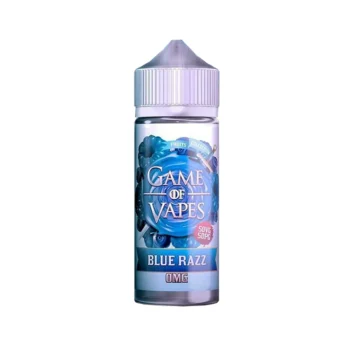 Game Of Vapes 100ml Vape Juice In Blue Razz Flavour