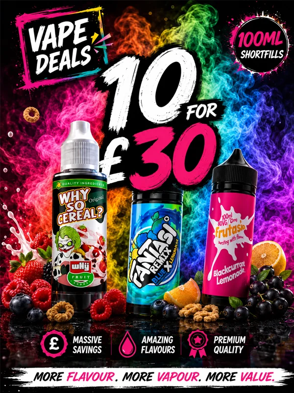 Vape Deals 10 for £30